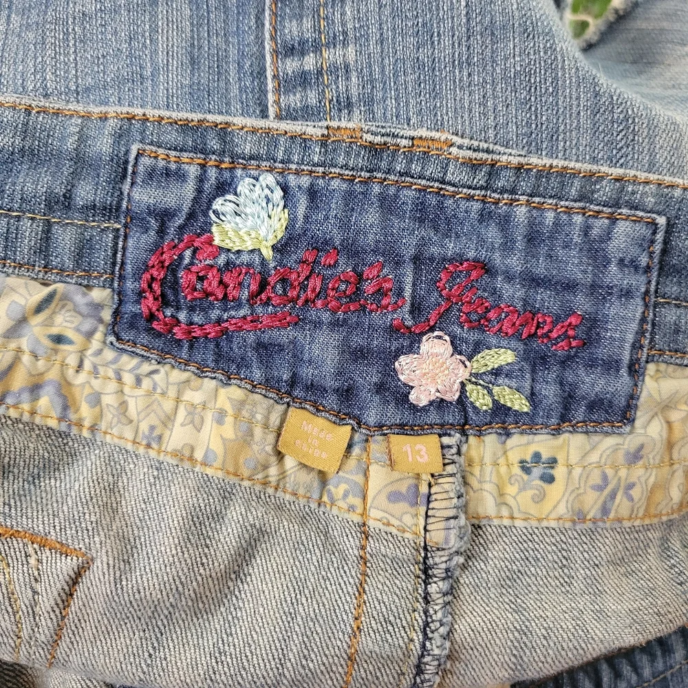 Candies Jeans‎ Y2K Mini Jean Skirt, Size Juiniors 13, 26in Waist